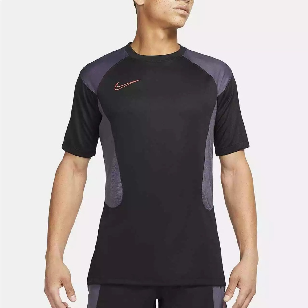 NIKE Men's Dri Fit Academy SS Soccer Top Jersey NEW Black